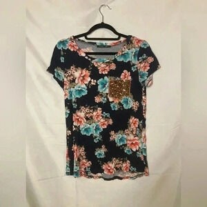 Glitzy Girlz sequence‎ pocket top